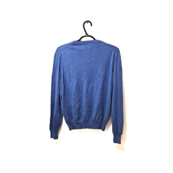Y2K Trussardi Pullover – Cotton - Size S Logo Crewneck Italy Designer Minimalist - Picture 2 of 5